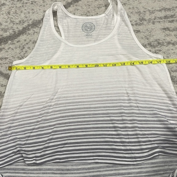 Women’s SO Striped Tank Top- Medium - Picture 5 of 6